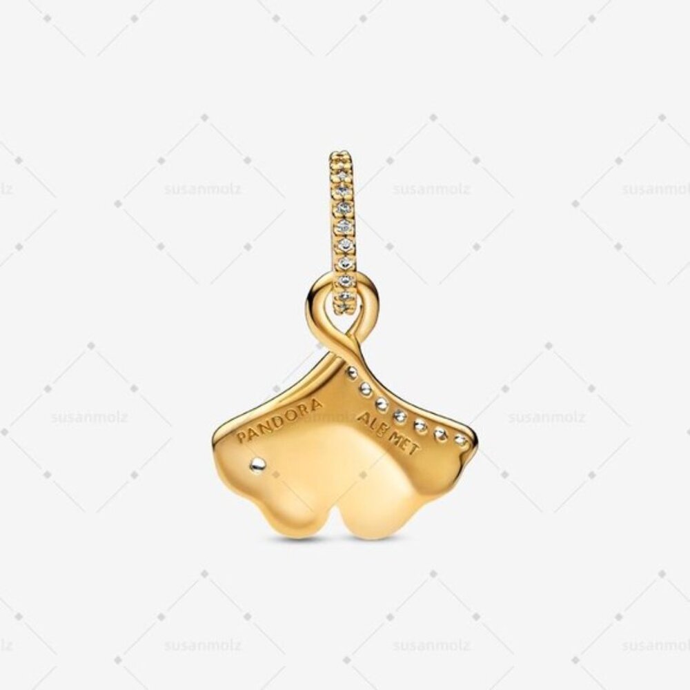 Pandora Gingko Leaf Dangle Charm - image 2